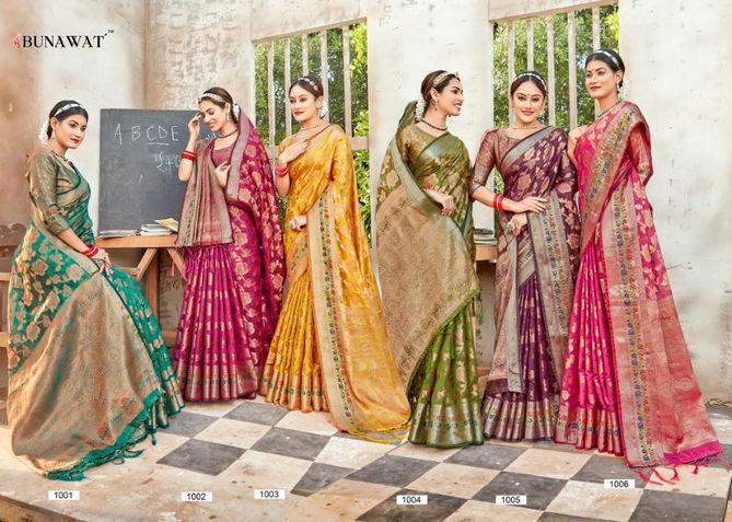 Rashmik By Bunawat 1001-1006 Designer Sarees Catalog